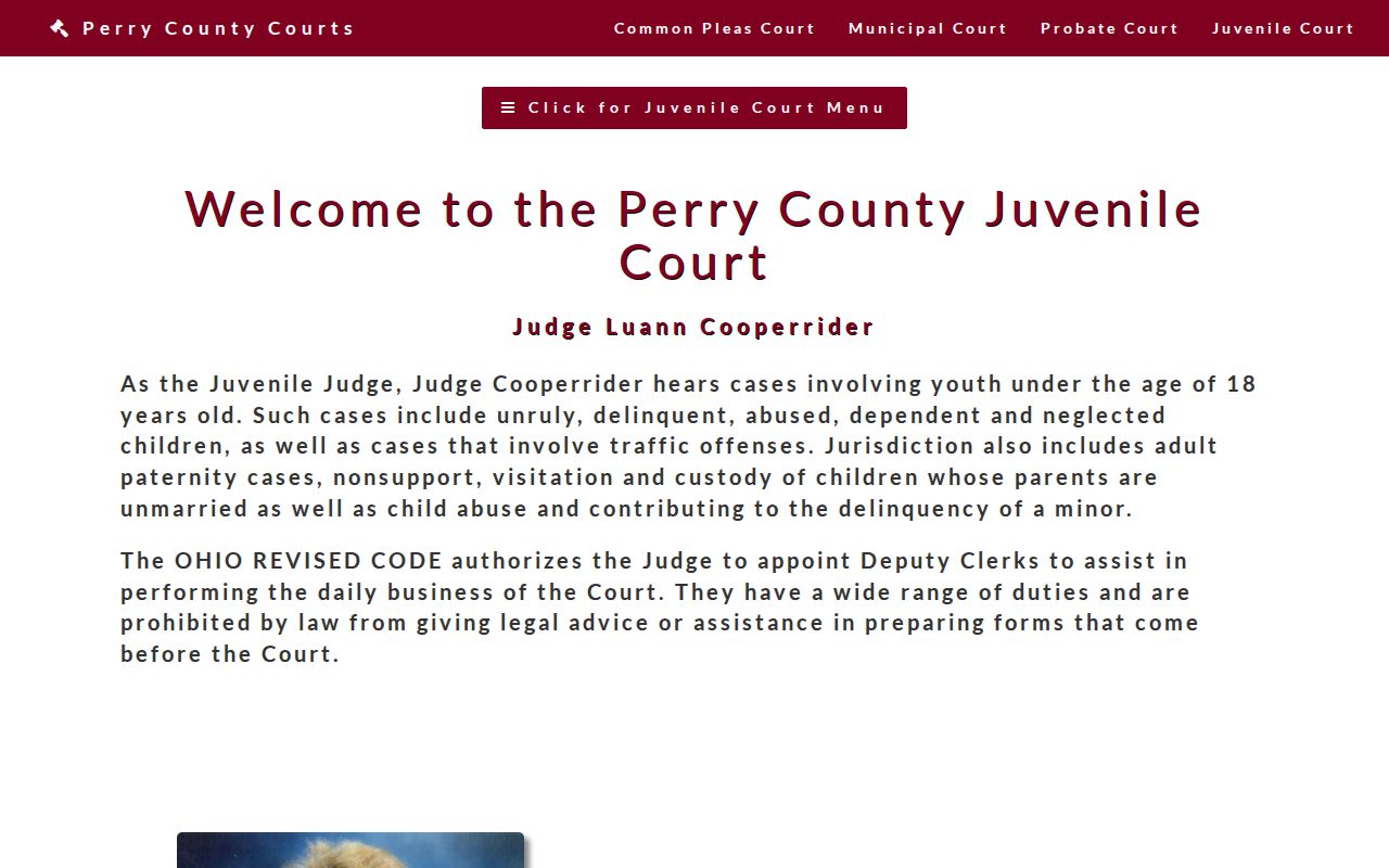 Perry County court docket Juvenile Court access